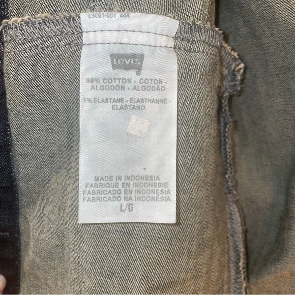 Levi's Dark Blue Jean Jacket - Picture 5 of 5